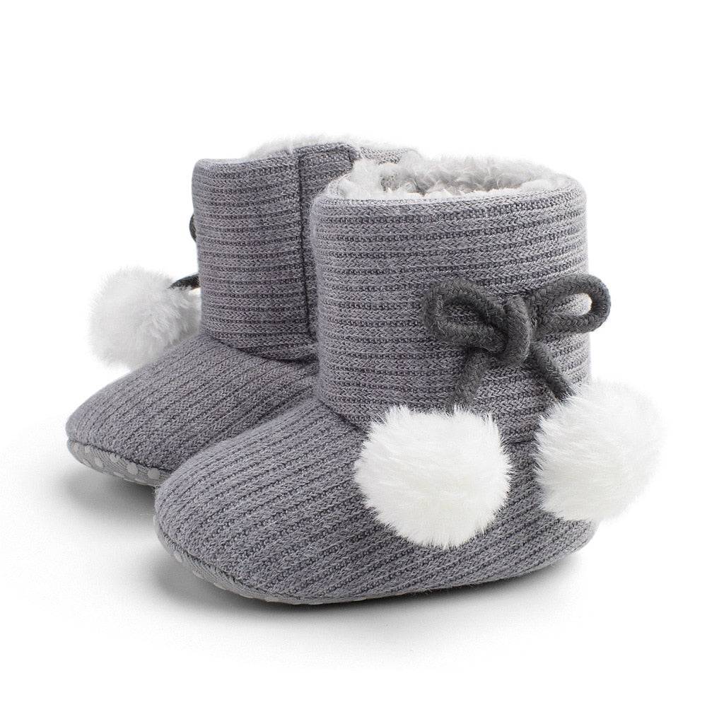 Cute Cartoon Bear Baby Winter Boots for Boys and Girls - Quid Mart