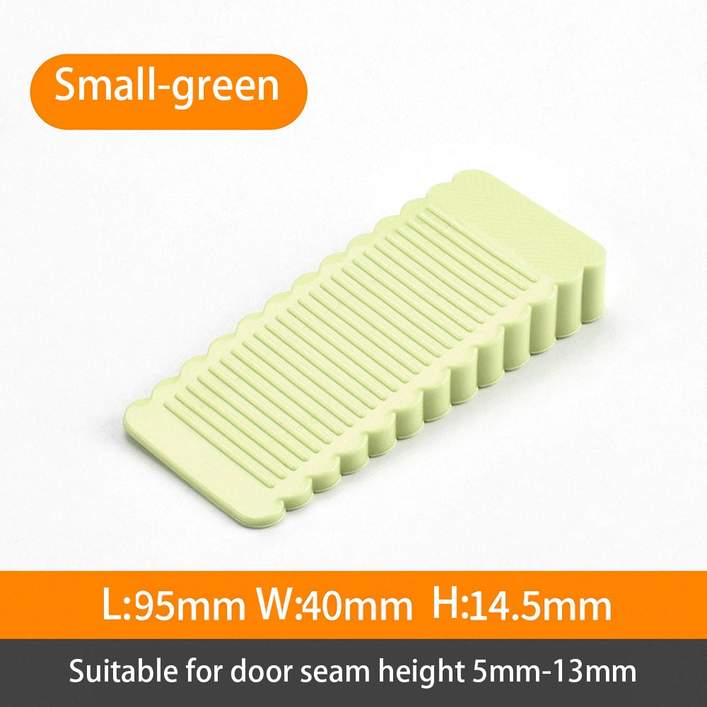 Mute Non-punch Silicone Door Stopper Touch Toilet Wall Absorption Door Plug Anti-bump Door Holder Gear Gate Resistance Door Stop - Quid Mart