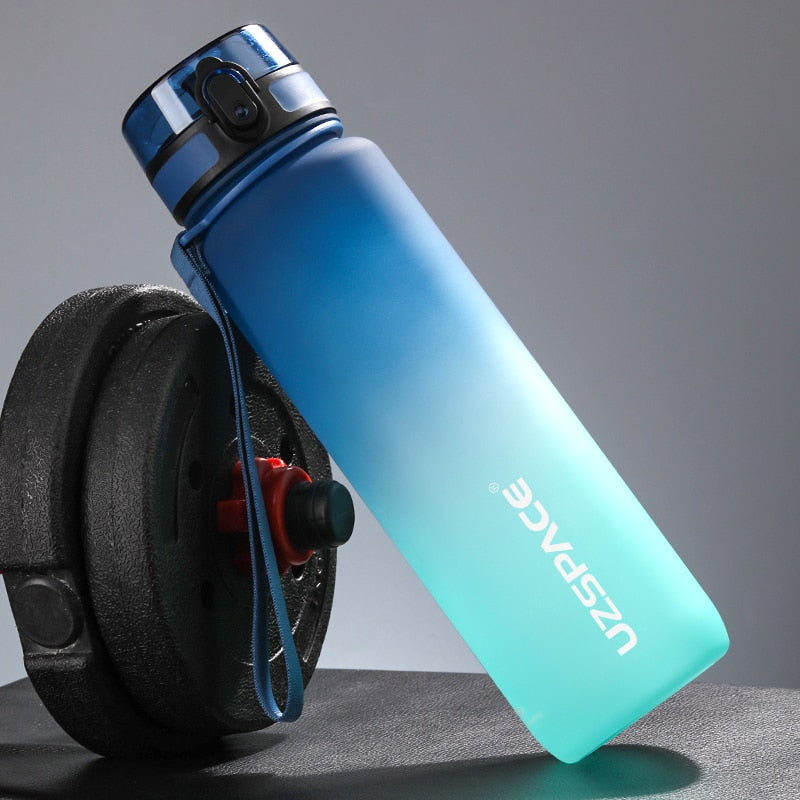 New 500/800/1000ml Sports Water Bottle BPA Free Portable Leak-proof Shaker bottle Plastic Drinkware Tour Gym Free Shipping items - Quid Mart