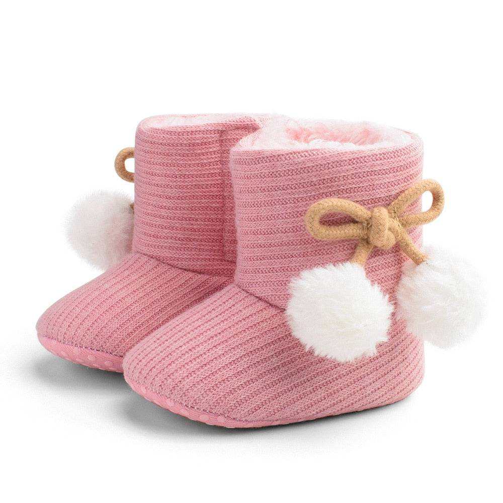 Cute Cartoon Bear Baby Winter Boots for Boys and Girls - Quid Mart