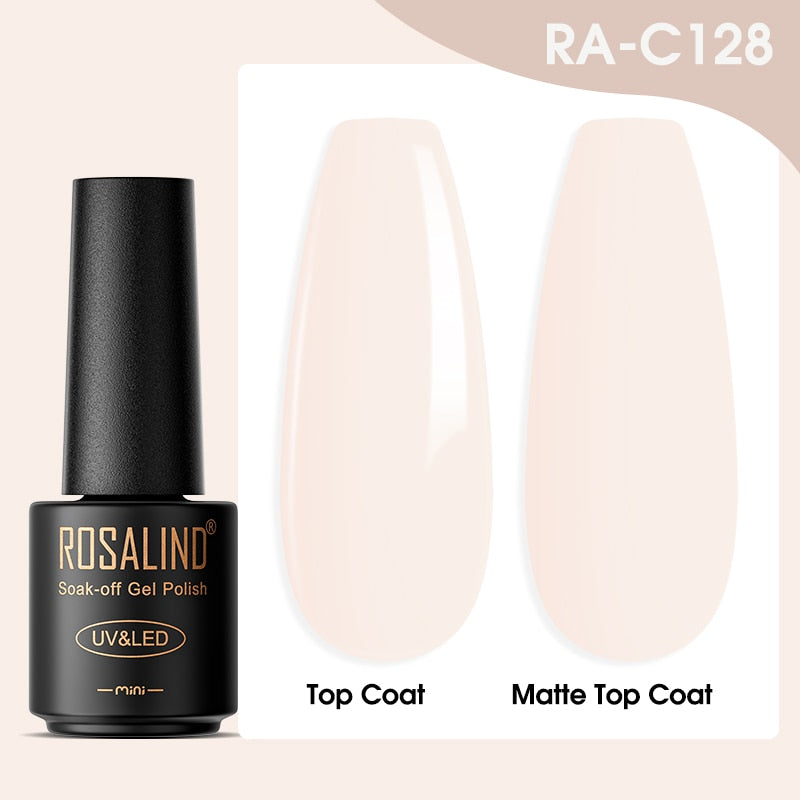 ROSALIND Gel Nail Polish Lamp All For Nails Art Manicure With Matt Base Top Coat Semi Permanant Gellak Nail Gel Polish Varnishes - Quid Mart