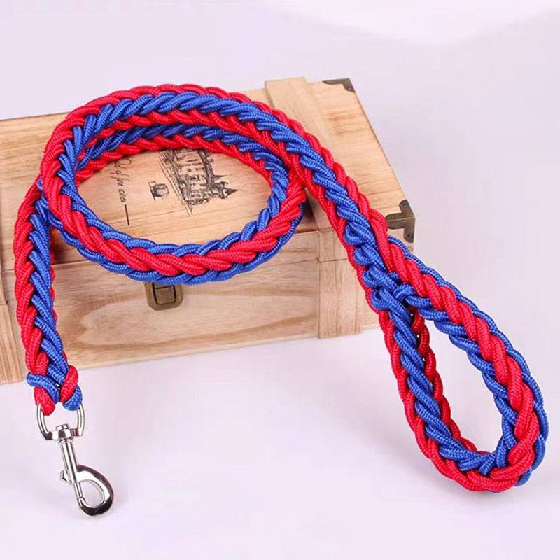 Nylon Dog Harness Leash For Medium Large Dogs Leads Pet Training Running Walking Safety Mountain Climb Dog Leashes Ropes supply - Quid Mart