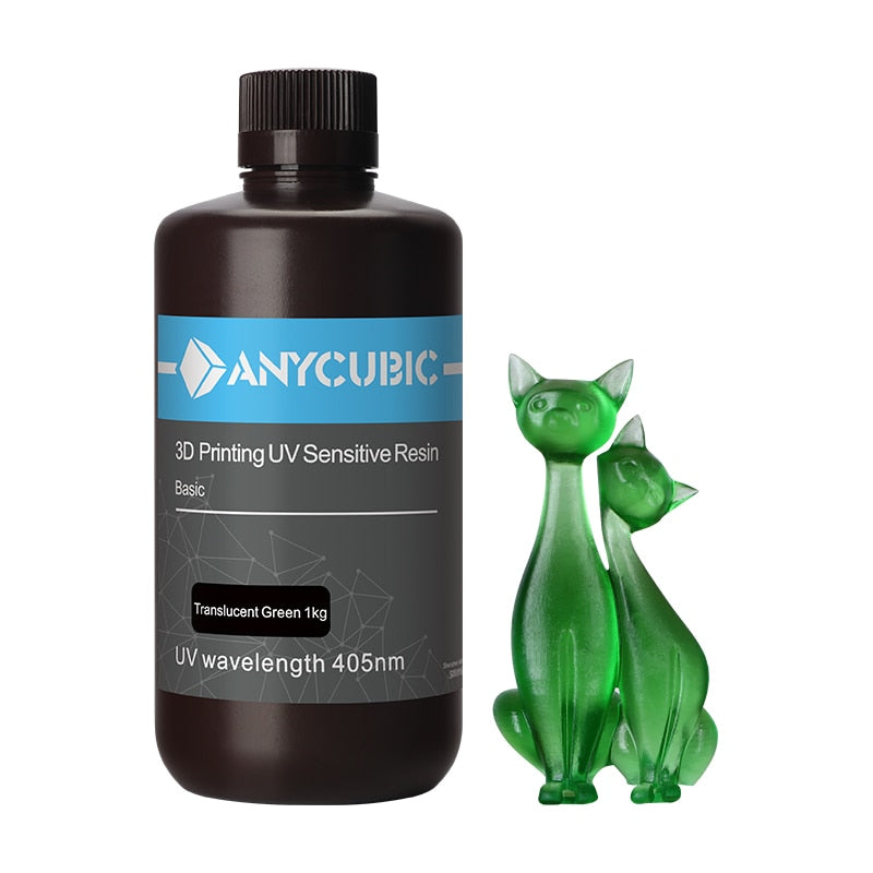 ANYCUBIC 405nm UV Resin: High Precision, Fast Cure, Smooth Finish - Quid Mart