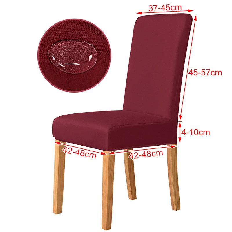 Waterproof Chair Covers in 3 Sizes - Perfect for Events, Home Decor - Quid Mart