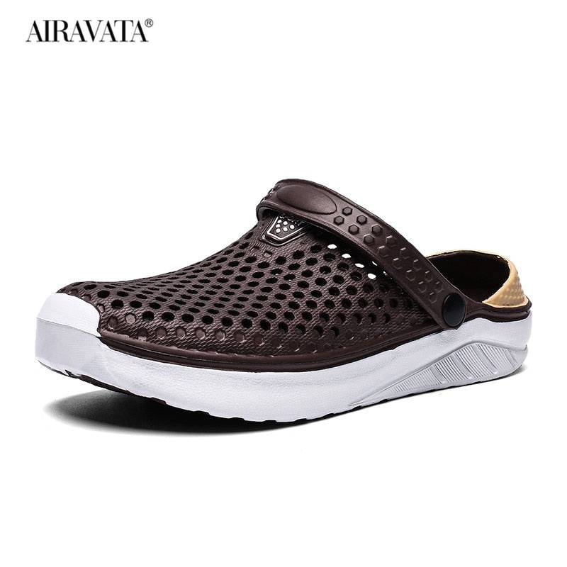 Unisex Summer Beach Sandals Ladies Clogs Slipper Men Flat Anti-Slip Flip Flops for Women - Quid Mart