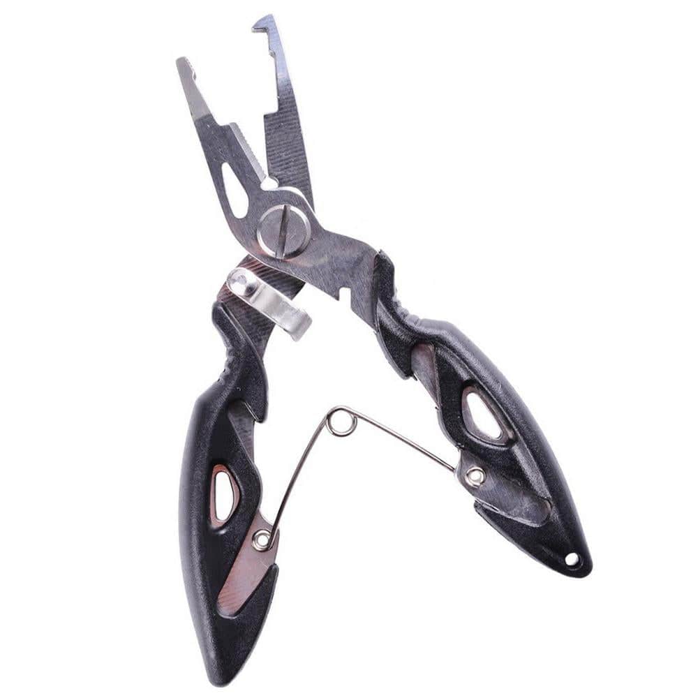 Fishing Plier Scissor Braid Line Lure Cutter Hook Remover etc. Fishing Tackle Tool Cutting Fish Use Tongs Multifunction Scissors - Quid Mart