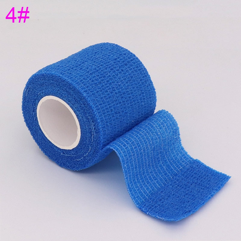 COYOCO Colorful Sport Self Adhesive Elastic Bandage Wrap Tape 4.8m Elastoplast For Knee Support Pads Finger Ankle Palm Shoulder - Quid Mart