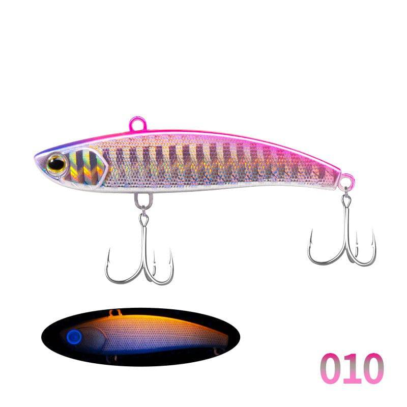 D1 VIB Fishing Lures 80mm 17g Long Casting Rattlin Hard Bait Sinking Artificial Vibration Bait For Bass Pike Fishing Tackle - Quid Mart