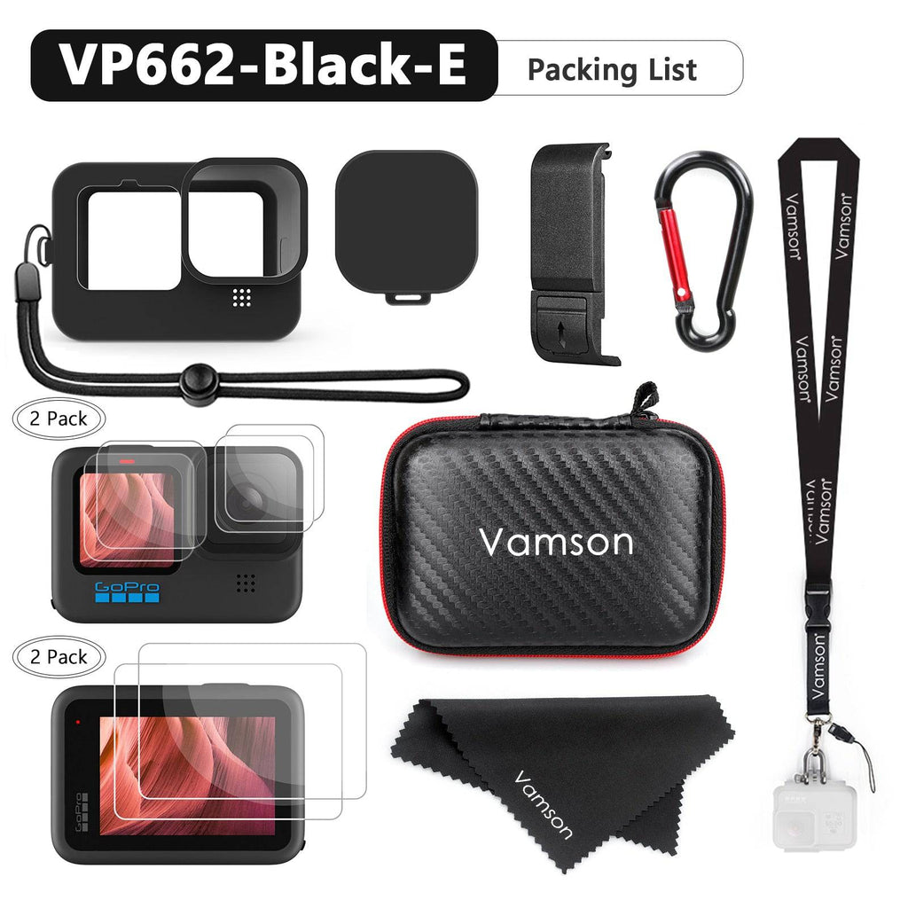 Silicone Case for GoPro 11/10/9 Black: Full Cover Shell Accessory VP662 - Quid Mart