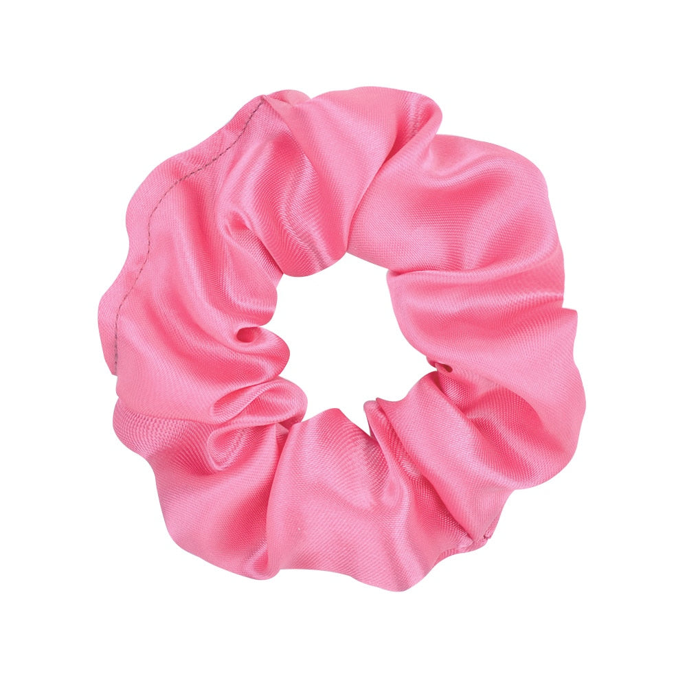 Women's 3.9" Silk Scrunchie - Multicolor Hair Accessory - Quid Mart