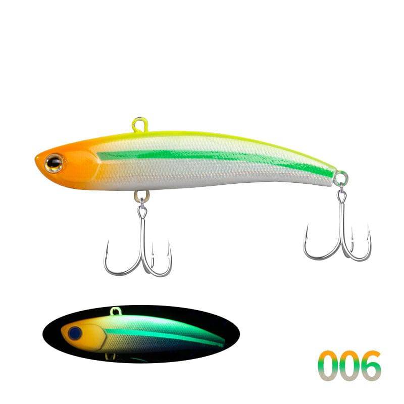 D1 VIB Fishing Lures 80mm 17g Long Casting Rattlin Hard Bait Sinking Artificial Vibration Bait For Bass Pike Fishing Tackle - Quid Mart