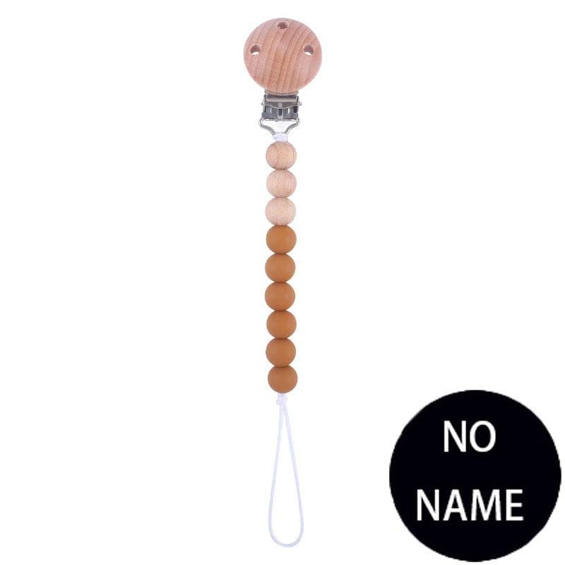 Personalized Silicone Wood Pacifier Clips: Safe, Eco-Friendly, Durable - Quid Mart