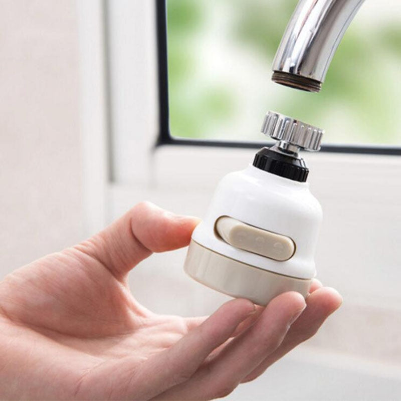 Water Saving Kitchen Faucet Nozzle with 360° Rotating Head - Quid Mart