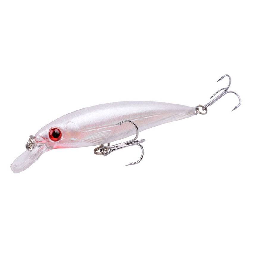 1PCS Laser Minnow Fishing Lure 11CM 13G pesca hooks fish wobbler tackle crankbait artificial japan hard bait swimbait - Quid Mart