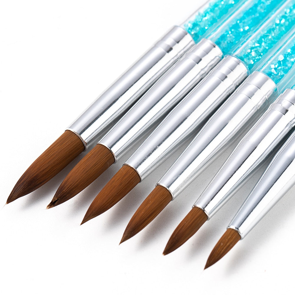 5 Pcs/Sets Nail Art Pen 2 In 1 Double Ends Dotting Drawing Painting UV Gel Liner Polish Brush Set Nail Art Dotting Tools - Quid Mart