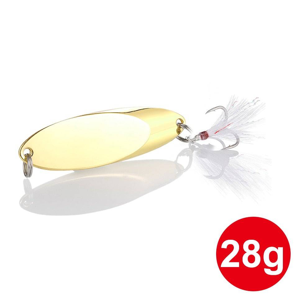 1pcs Metal Spinner Spoon Lures Trout Fishing Lure Hard Bait Sequins Paillette Artificial Baits Spinnerbait Fish Tools 2.5g-42g - Quid Mart