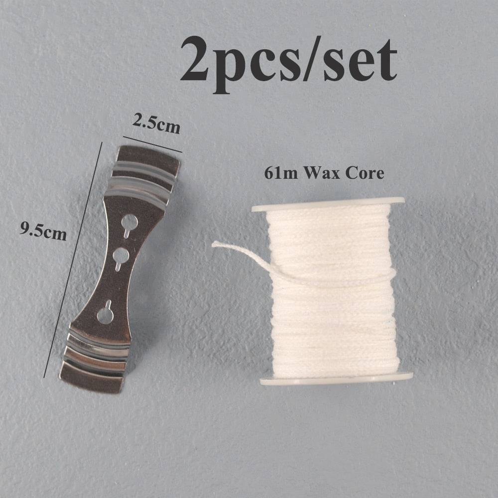 8-20cm 100 PCS Candle Wicks Smokeless Wax Pure Cotton Core for DIY Candle Making Pre-waxed Wicks Party Supplies - Quid Mart