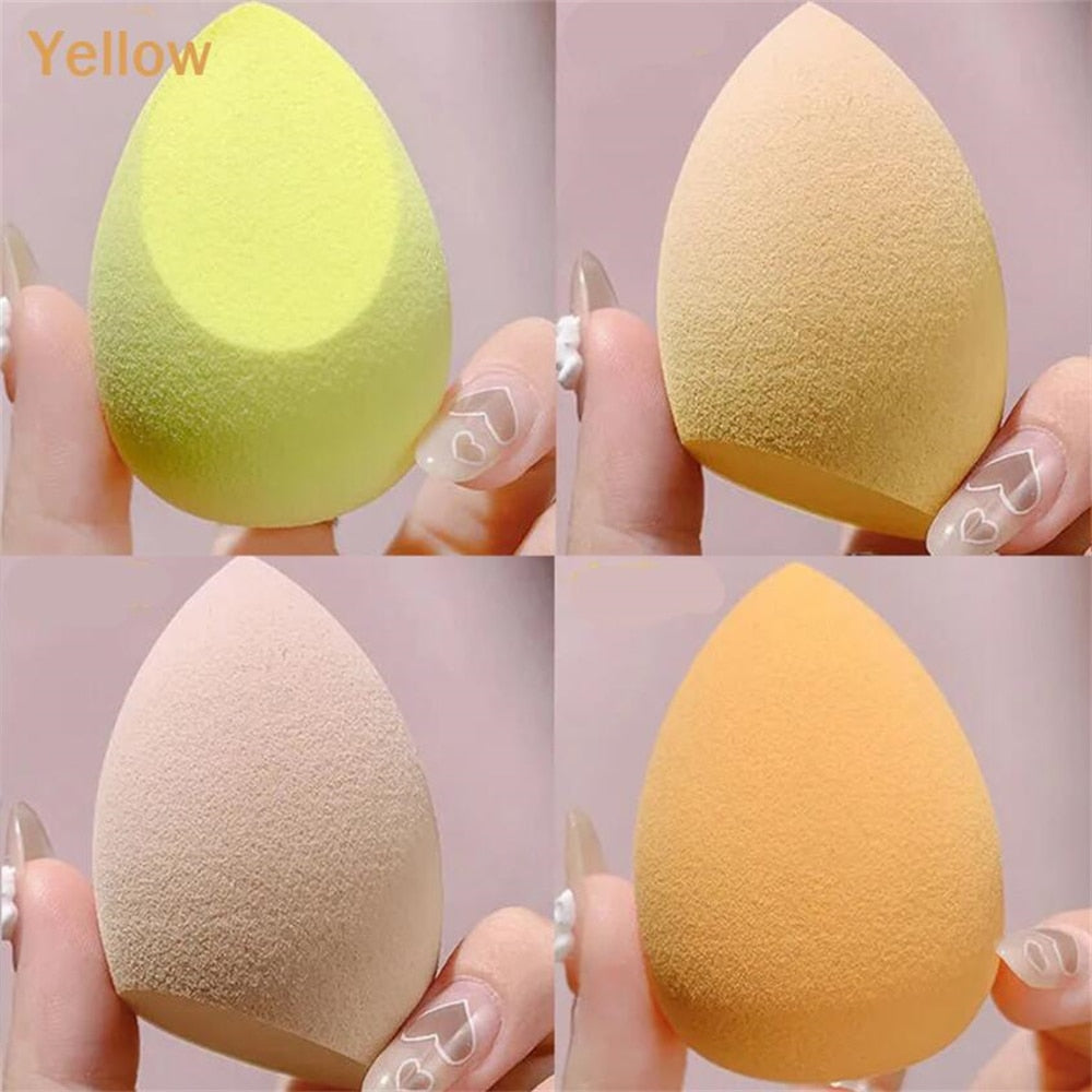 3/4pcs Makeup Sponge Blender Beauty Egg Cosmetic Puff Foundation Sponges Powder Puffs Women Make Up Accessories Beauty Tools - Quid Mart