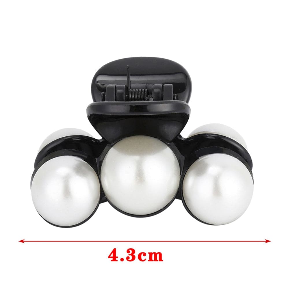 AWATYR Big Pearls Acrylic Hair Claw Clips - Makeup & Styling Barrettes for Women - Quid Mart