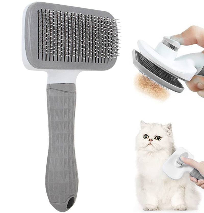 Dog Hair Remover Brush Cat Dog Hair Grooming And Care Comb For Long Hair Dog Pet Removes Hairs Cleaning Bath Brush Dog Supplies - Quid Mart