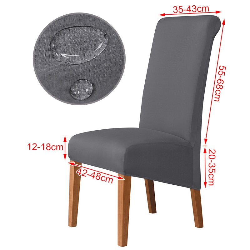 Waterproof Chair Covers in 3 Sizes - Perfect for Events, Home Decor - Quid Mart