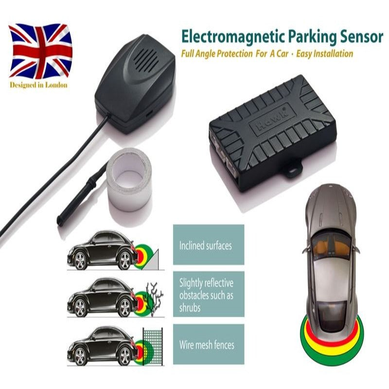 NO HOLES INVISIBLE IN BUMPER ELECTROMAGNETIC PARKING SENSORS KIT