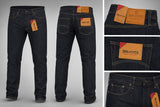 Iron Stitch men's straight leg jeans dark blue – view 1