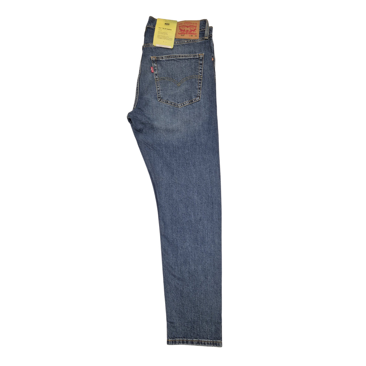 Levi's 512 slim taper men's stretch jeans medium wash blue – view 4