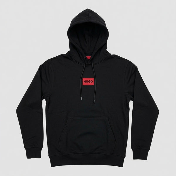 HUGO Mens Cotton Hoodie Regular Fit Kangaroo Pocket