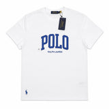 White / Black Polo Ralph Lauren Men’s Logo Crewneck Tee - Quid Mart