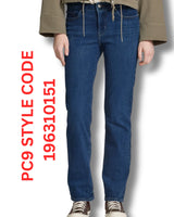 Levi's 314 Shaping Straight Jeans Dark Wash Blue Women's Stretch Denim - Quid Mart