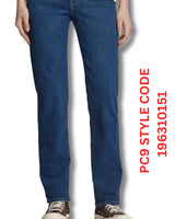 Levi's 314 Shaping Straight Jeans Dark Wash Blue Women's Stretch Denim - Quid Mart