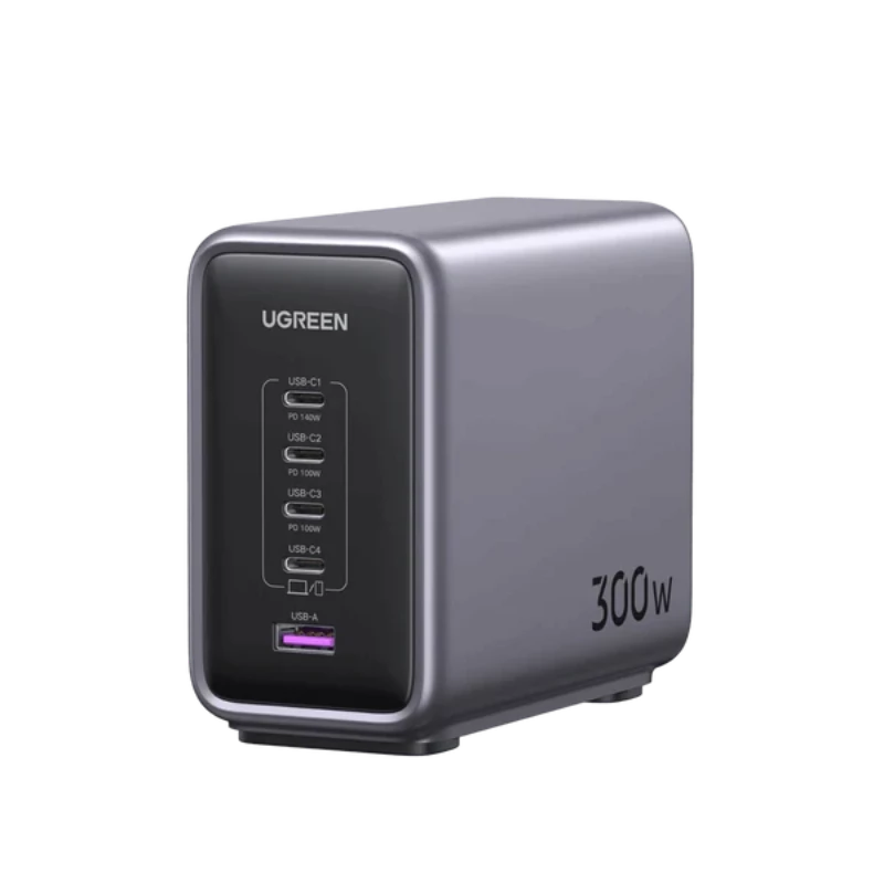 Ugreen Nexode 300W GaN Wall USB-C Charger 5 Ports