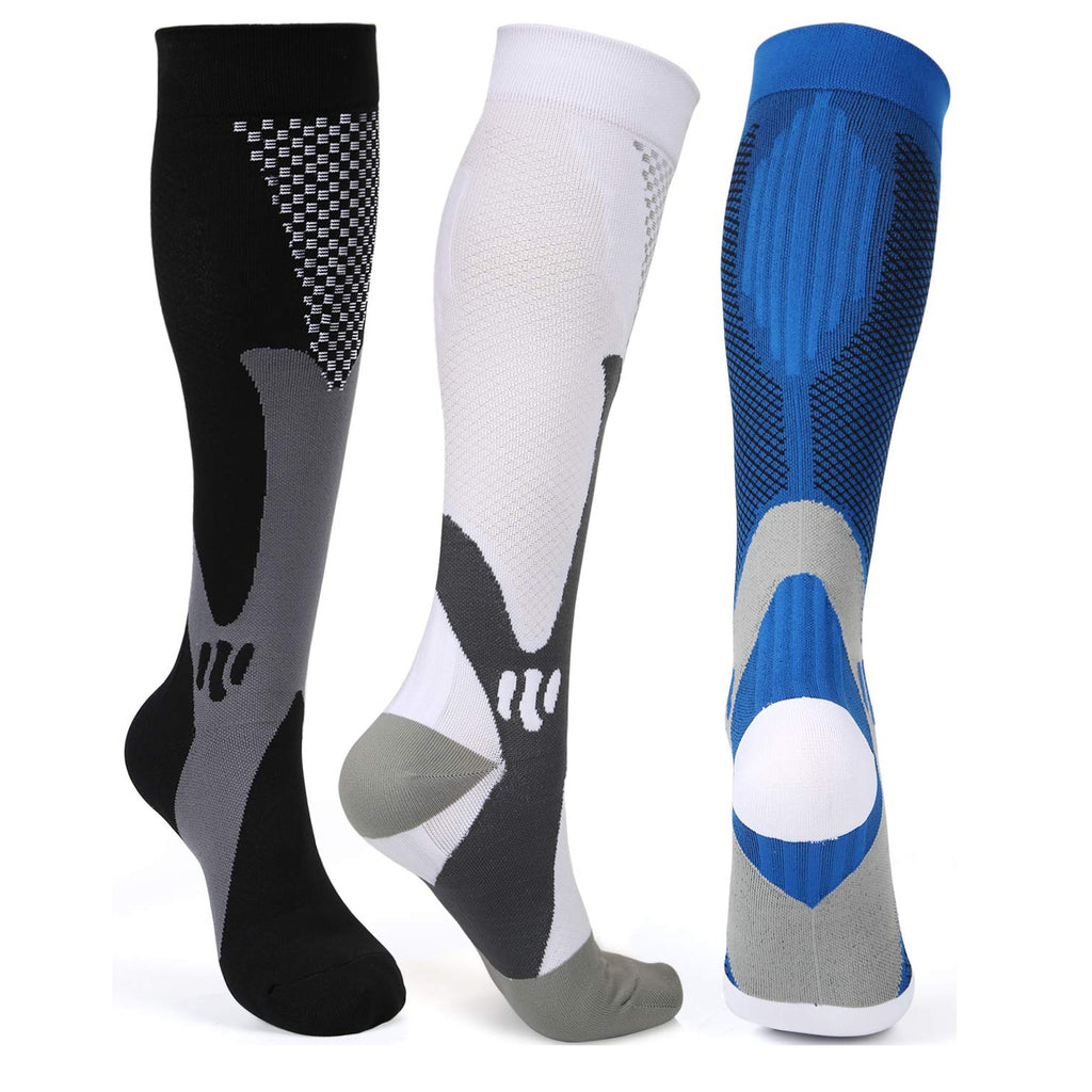 Brothock Compression Socks Nylon Medical Nursing Stockings Specializes Outdoor Cycling Fast-drying Breathable Adult Sports Socks - Quid Mart
