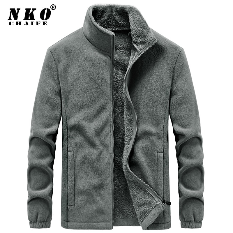 New Men's Winter Fleece Parka Spring Military Jacket M-6XL - Quid Mart