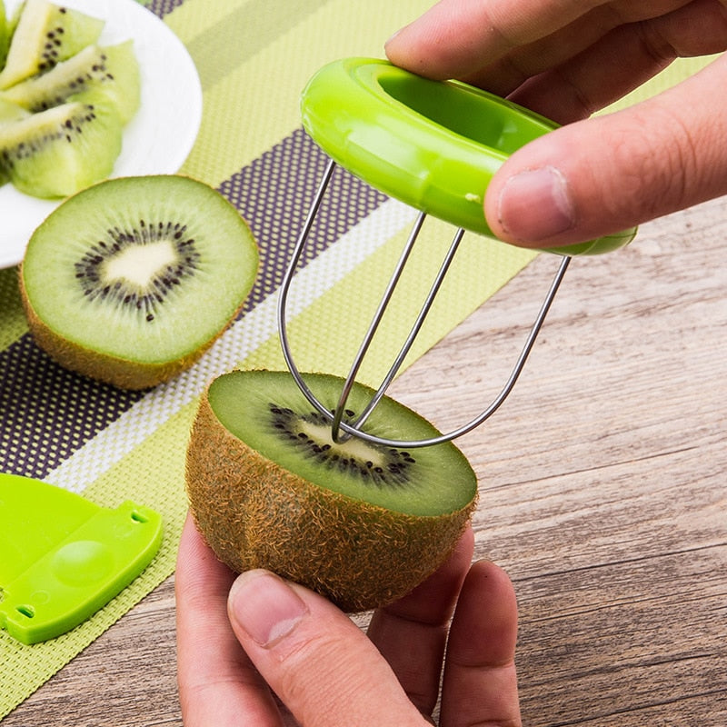 Kiwi Cutter Kitchen Detachable Creative Fruit Peeler Salad Cooking Tools Lemon Peeling Gadgets Kitchen Gadgets and Accessories - Quid Mart