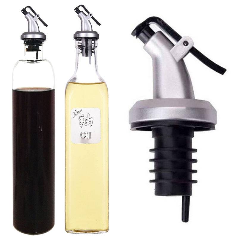 Olive Oil Sprayer Drip Wine Pourers Liquor Dispenser Leak-proof Nozzle ABS Lock Sauce Boat Bottle Stopper Kitchen Bar BBQ Tool - Quid Mart