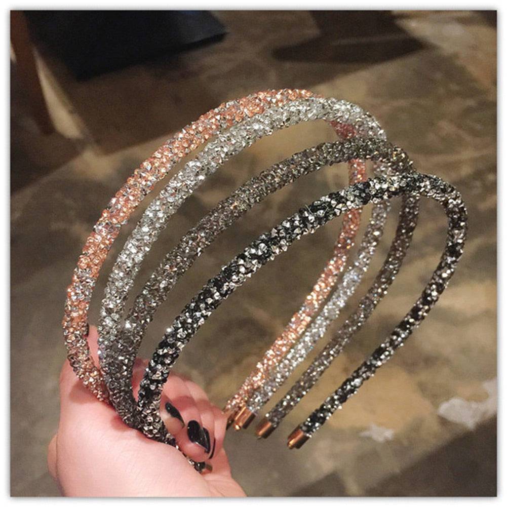 Beaded Crystal Hairband: Stylish Handmade Accessory for Girls & Women - Quid Mart