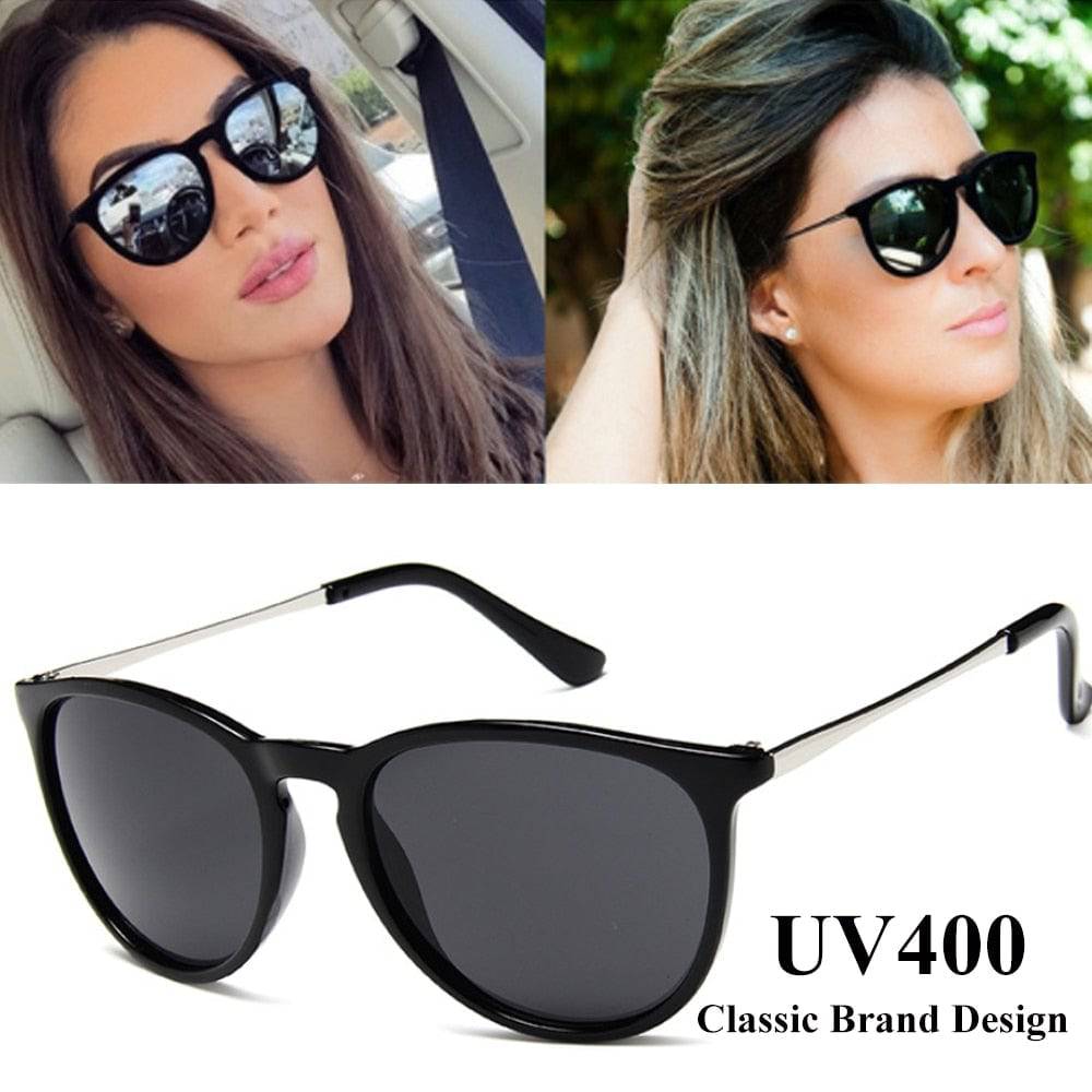 ZXWLYXGX Retro Round Sunglasses Designer Sun Glasses for Men & Women - Quid Mart