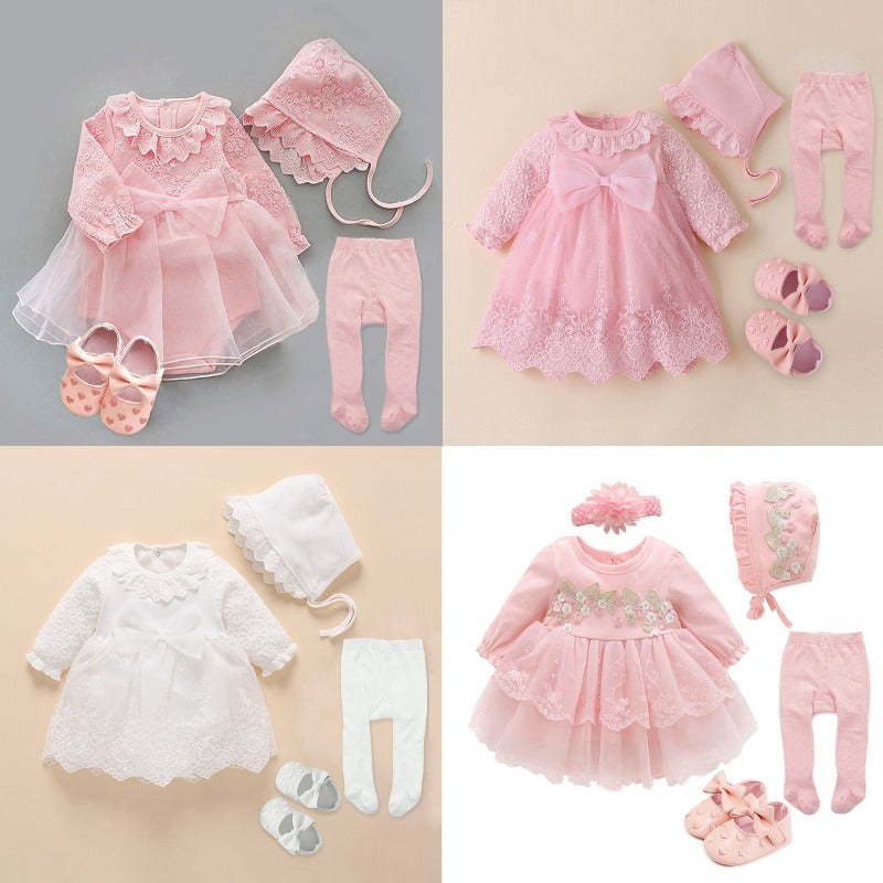 Infant Christening Dress for Baby Girl - 0-12 Months - Quid Mart