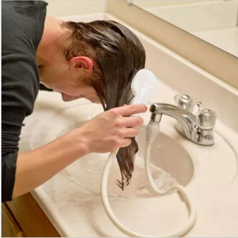 Faucet Shower Sprinkler, Drain Filter Hose, Sink Wash Head & Shower - Quid Mart