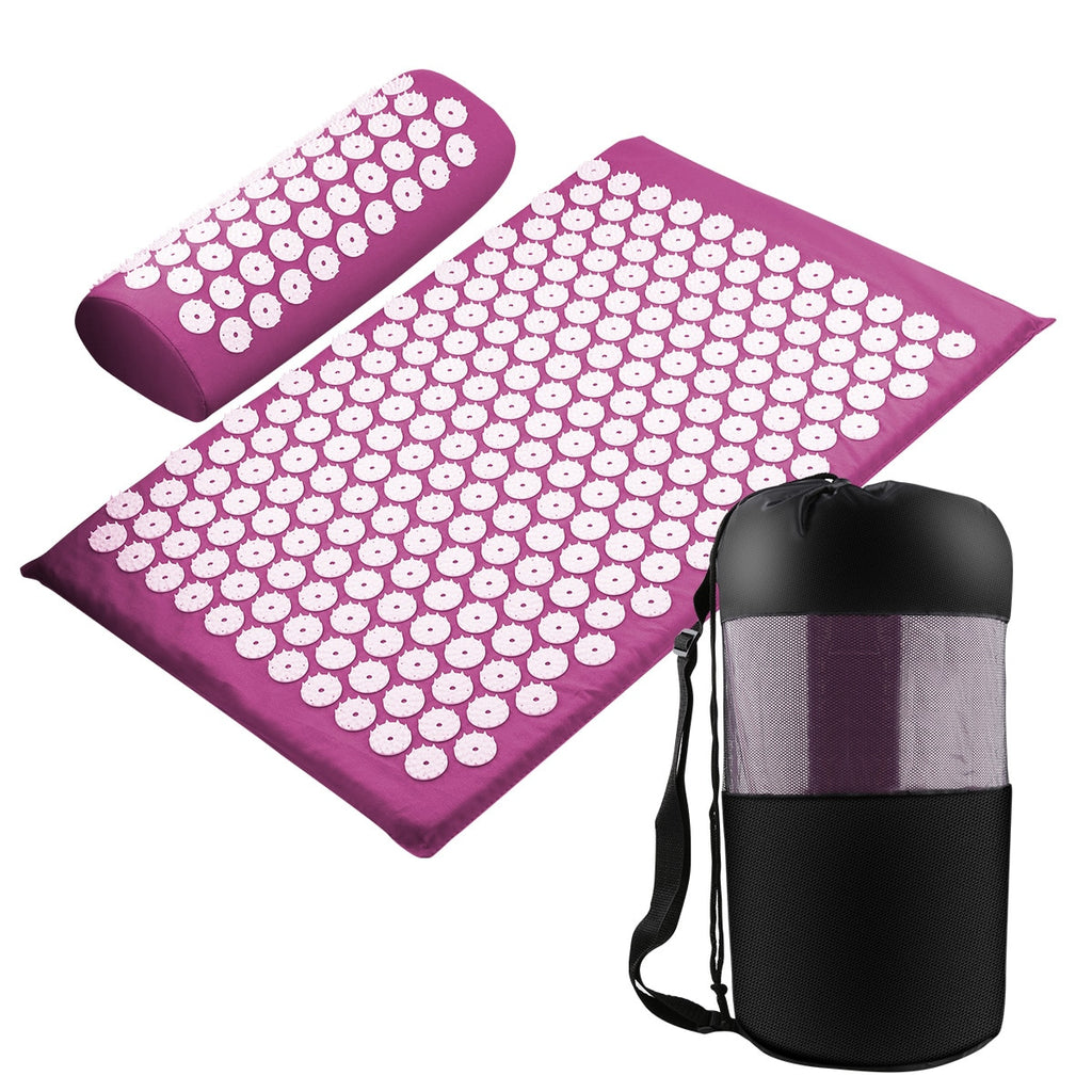 Stress-Relieving Acupressure Mat: Ease Back Pain with Yoga-Inspired Acupuncture - Quid Mart