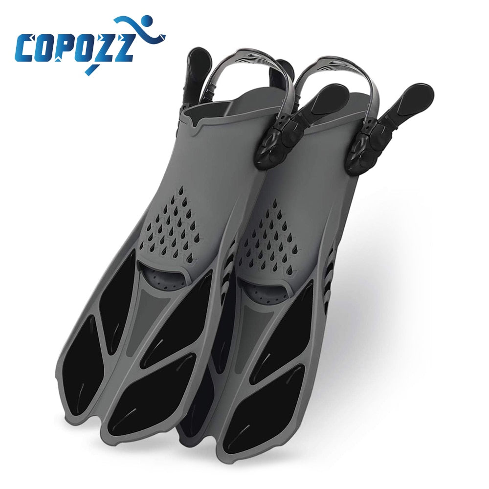 Adjustable Diving Fins for Snorkeling and Swimming - Ideal for Adults and Kids - Quid Mart