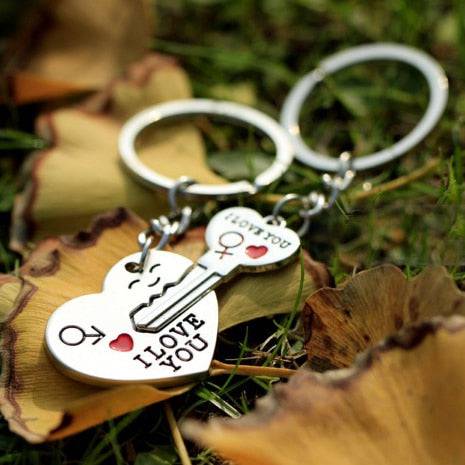 Trending Silver-Plated Zinc Alloy My Heart Keychain Ideal Wedding Gift - Quid Mart