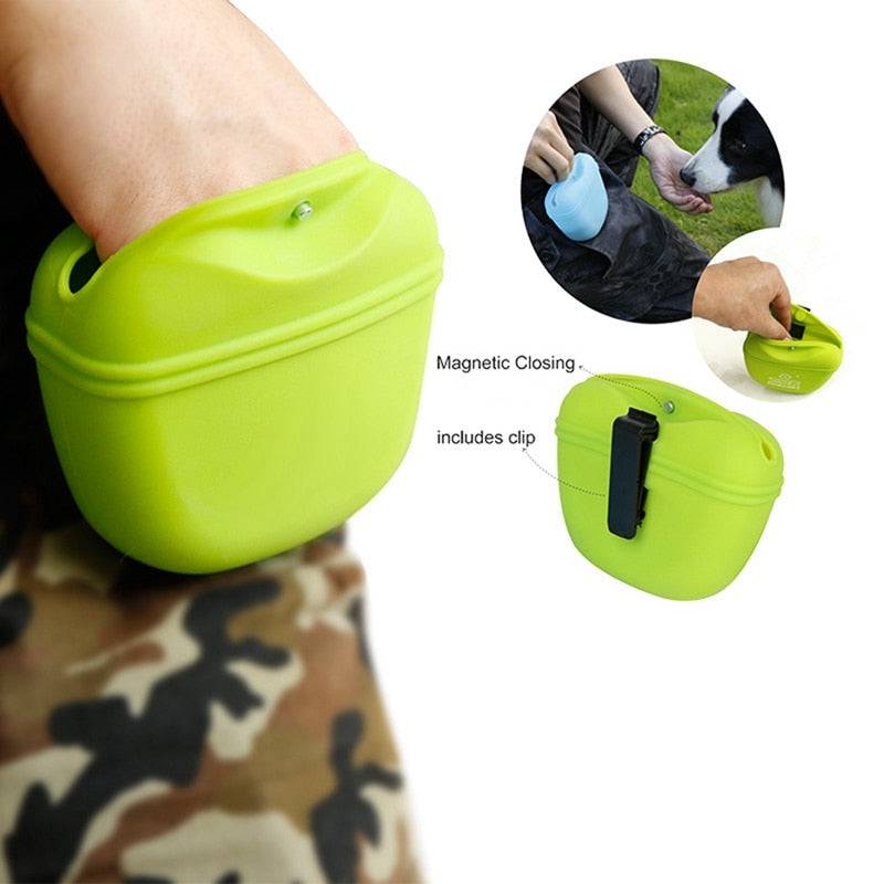 Pet Portable Dog Training Waist Bag Treat Snack Bait Dogs Obedience Agility Outdoor Feed Storage Pouch Food Reward Waist Bags - Quid Mart