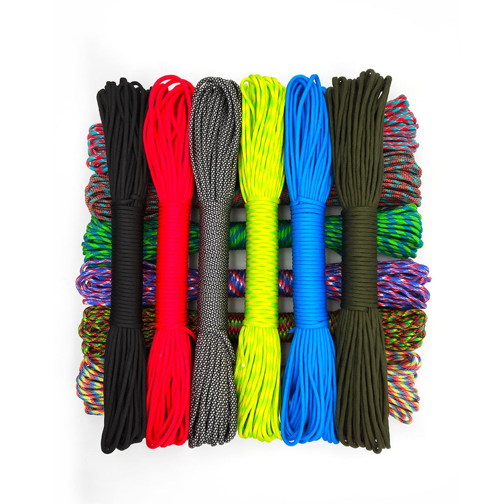 31 Meters Dia.4mm 9 stand Cores Paracord for Survival Parachute Cord Lanyard Camping Climbing Camping Rope Hiking Clothesline - Quid Mart
