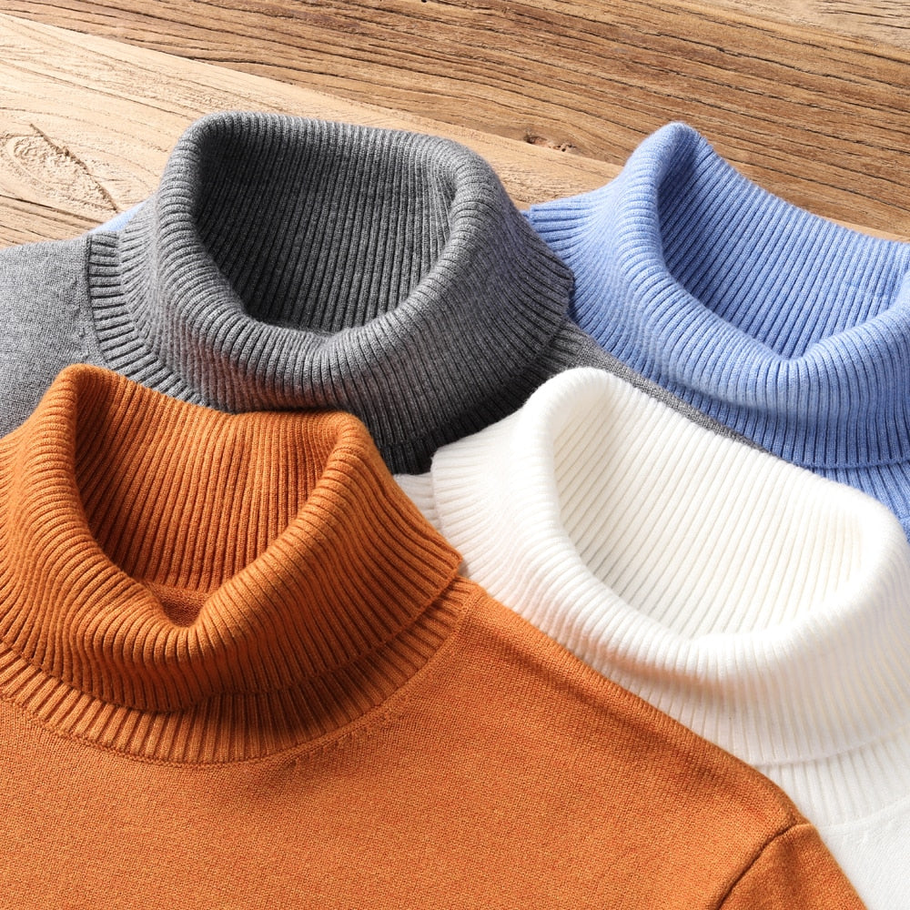 2023 New Men's Turtleneck Sweater: High-Quality, Comfortable - Quid Mart