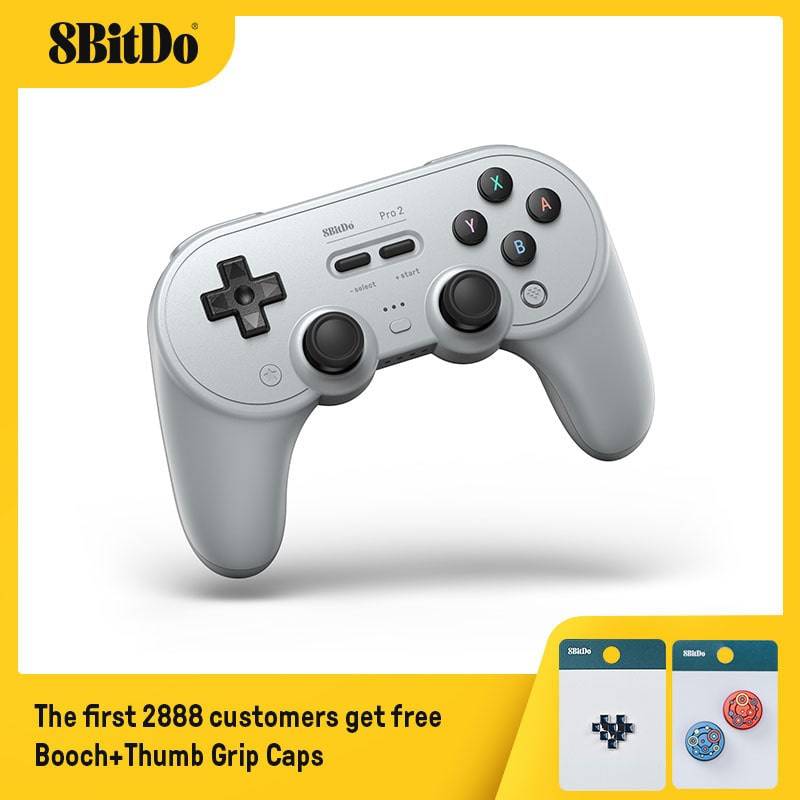 8BitDo Pro 2 Bluetooth Gamepad Controller with Joystick for  Nintendo Switch, PC, macOS, Android, Steam Deck & Raspberry Pi - Quid Mart