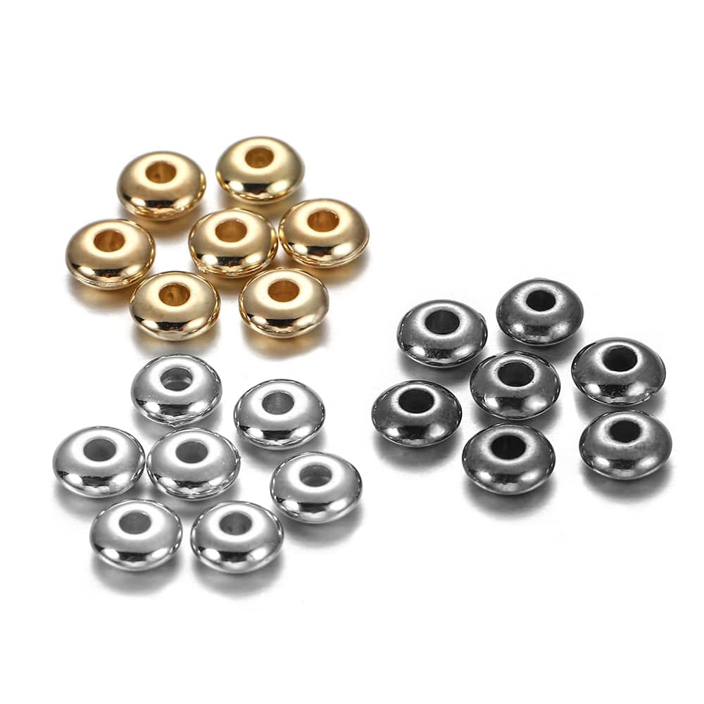 200-400Pcs CCB Charm Spacer Beads for DIY Jewelry Making - Quid Mart