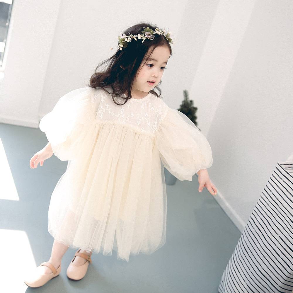 HoneyCherry New Kids Dresses - Spring Princess Designer Outfit for Girls - Quid Mart